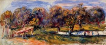 Pierre Auguste Renoir : Landscape with Orchard
